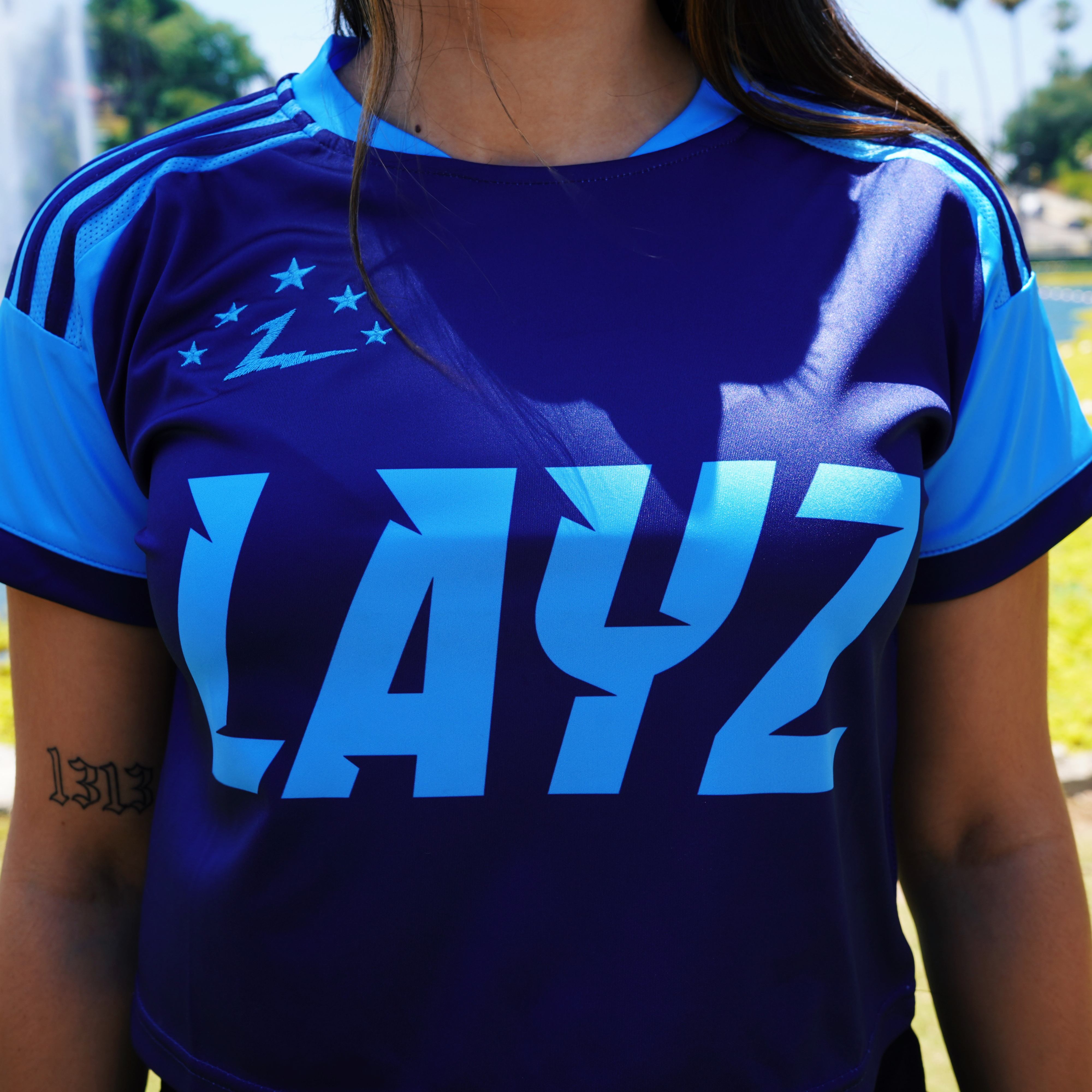 LAYZ STORM FC CROPPED SOCCER JERSEY