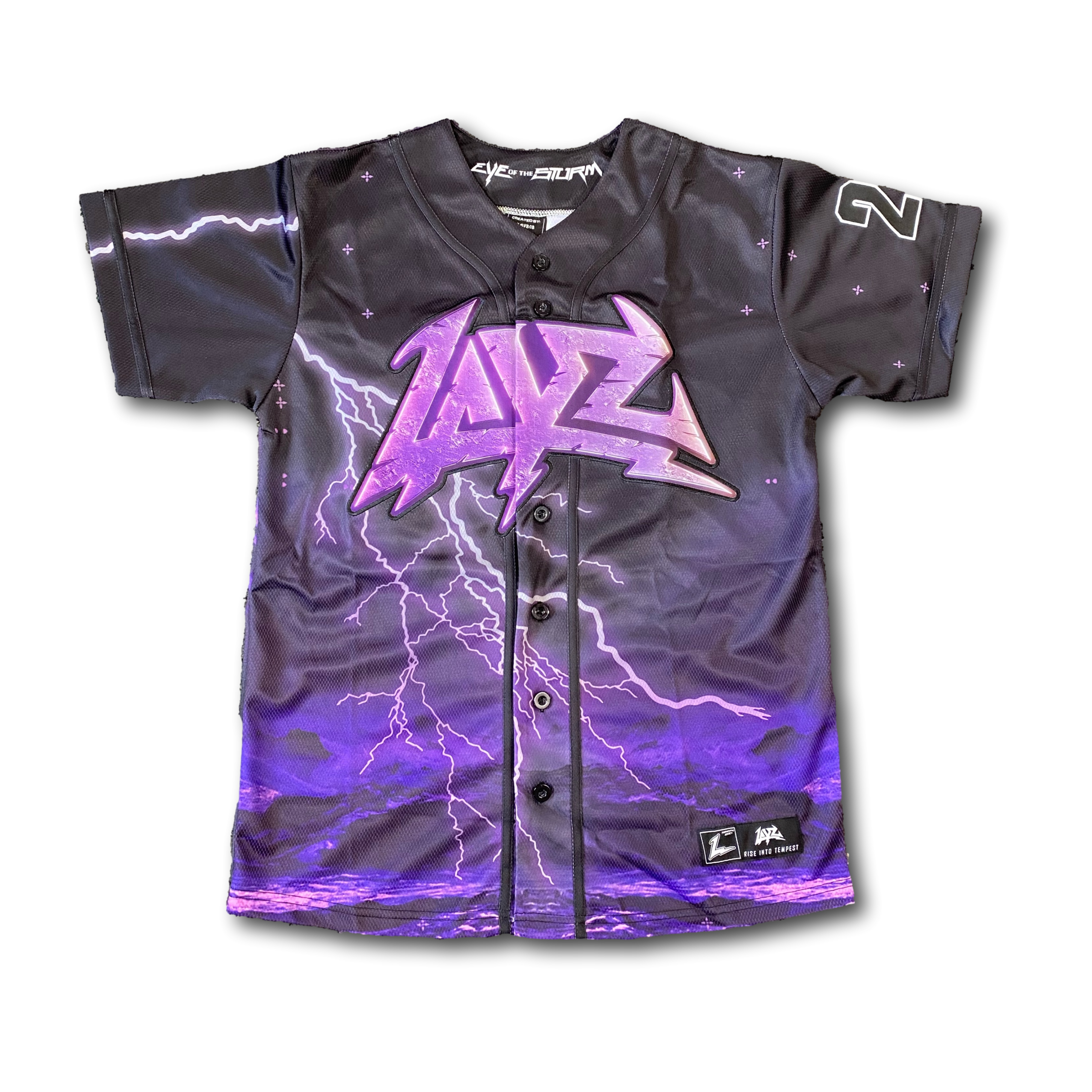 LAYZ EYE OF THE STORM BASEBALL JERSEY