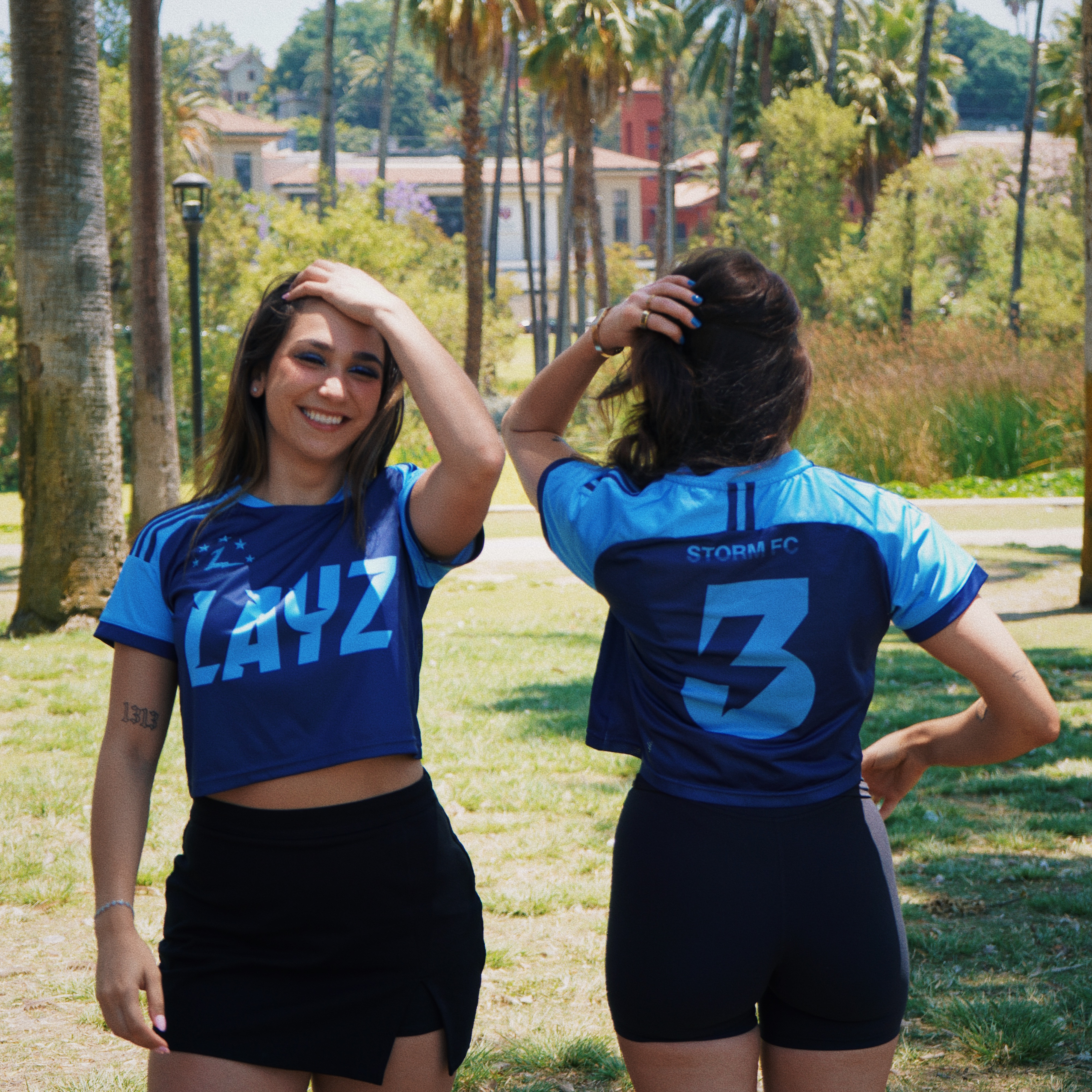 LAYZ STORM FC CROPPED SOCCER JERSEY