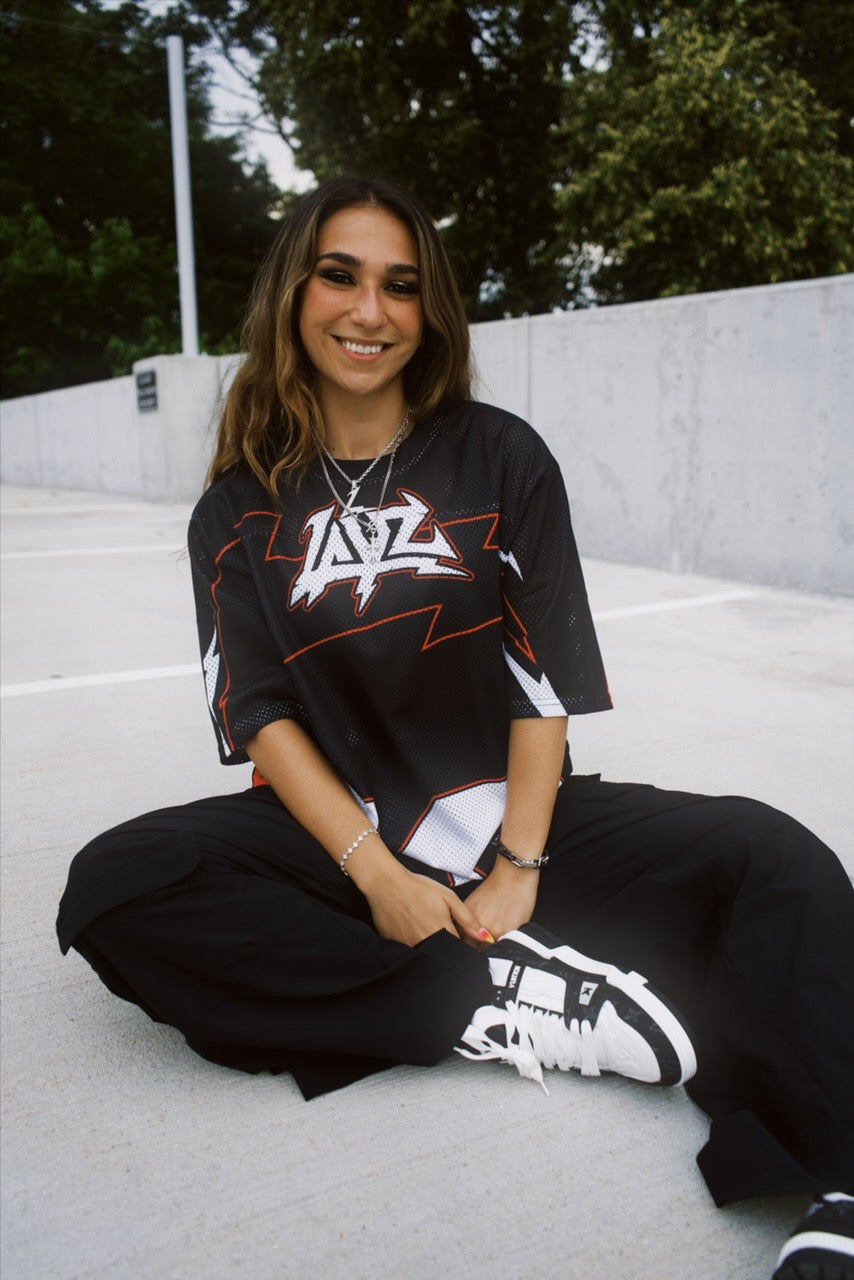 LAYZ OVERSIZED WARM UP JERSEY